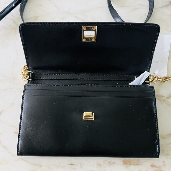 MICHAEL KORS Natalie Cheetah Natural HairCalf XL Wallet On A Chain Crossbody Bag - Picture 8 of 12